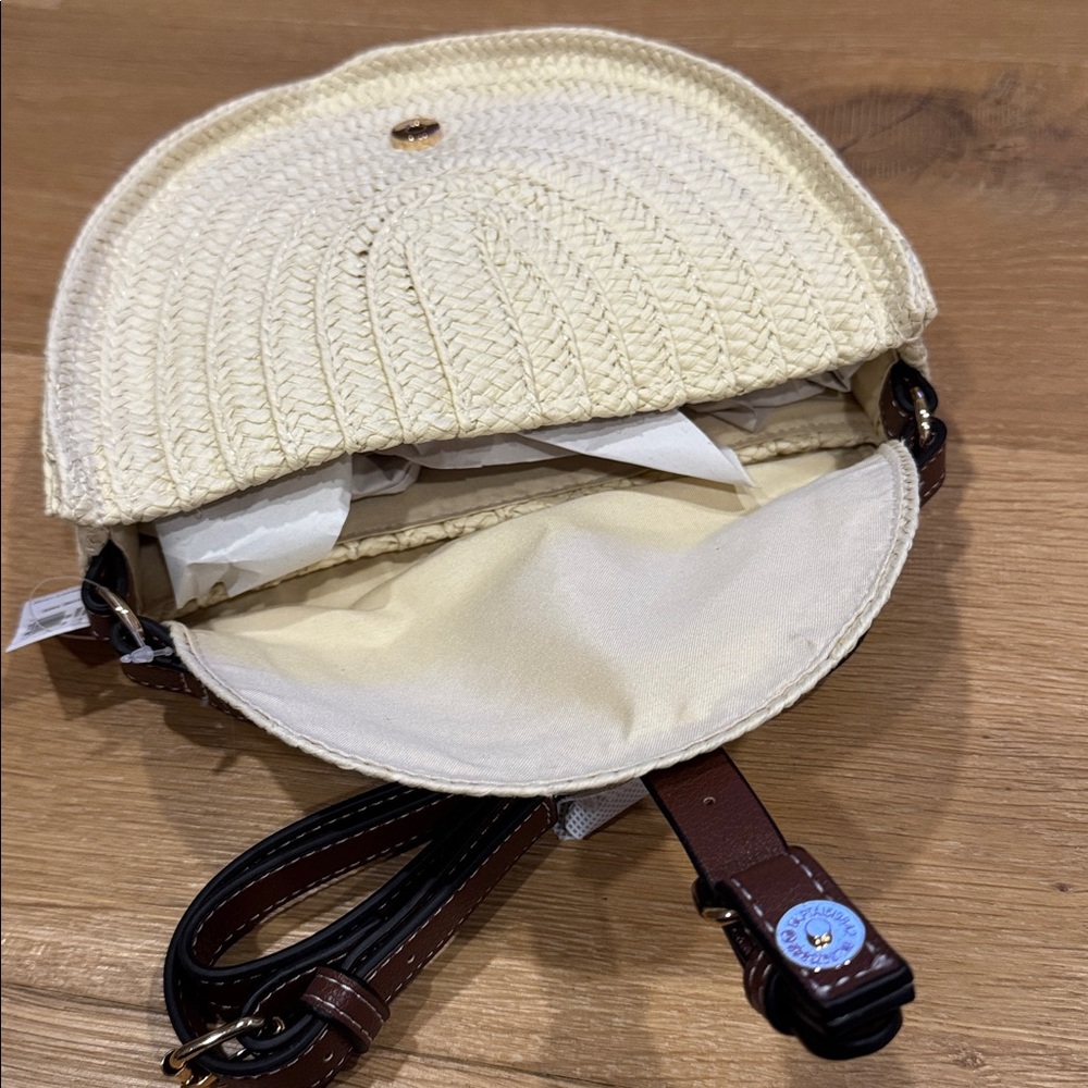 NWT OLD NAVY Raffia Crossbody Bag - Picture 5 of 5